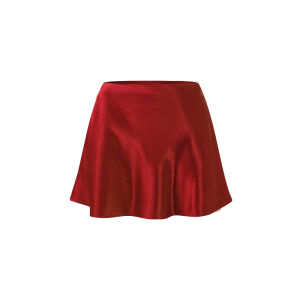 Glimmer Moment Satin Princess Style A-line Mini Skirt