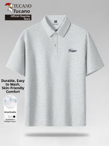 TUCANO | Luxury High-End Business Casual Polo Shirt Short Sleeve Large Size
