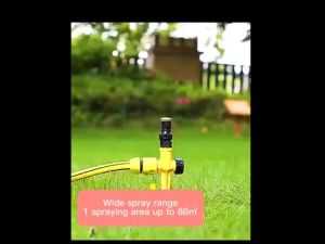 Garden Sprinkler 360 Degree Covering Large Area Adjustable Rotation Irrigation System for Lawn