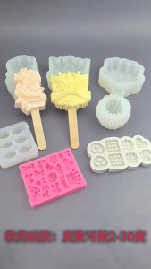 1PC Cetakan Silikon Labu 3d Puding Coklat cetakan silikon keju tom and jerry  Labu Silicone Mold Halloween