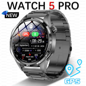 Watch 5 Pro Smart Watch 1.53 Inch HD AMOLED Screen NFC GPS Tracker Bluetooth Call Health Monitoring Watch Men Women
