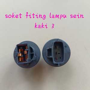 SOKET FITING LAMPU SEIN KAKI 3 UNIVERSAL ORI 1PC