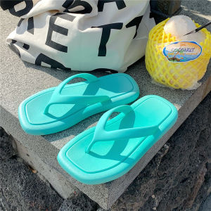 XIXITIAO | Flat Slip-on Sandals for Summer Outdoor Wear Simple and Trendy