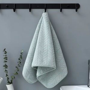 35x75cm Solid Color Towel Household Absorbent Non-Shedding Face Bath Hair Drying Towel for Bathroom Personal Care Yoga Fitness
