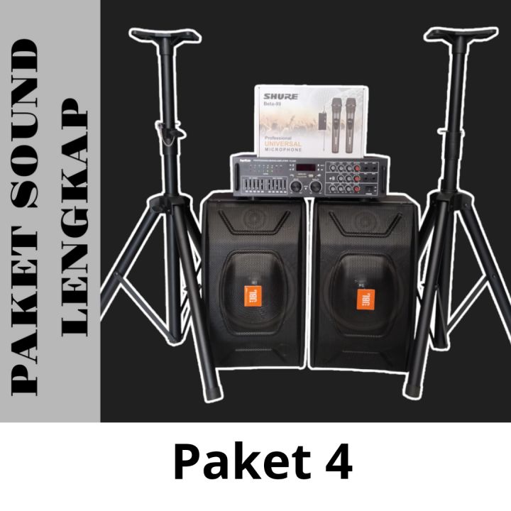 Paket Lengkap Audio Sound System Karaoke Rumahan Lazada Indonesia