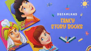 Story Books/ Fancy Story Board Books for Kids Age 3–8 | Sturdy Die-Cut Board Book with Beautiful Illustrations