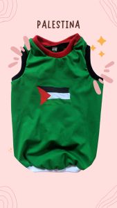 Baju kucing anjing kaos Palestina