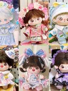 Adorable Cotton Doll Clothing Set Original Ancient Style Hanfu Doll Clothes for Dolls And Toys Sleepwear Swap Costume