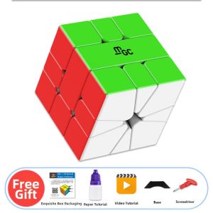 YJ | Educational Fun Irregular Solid Color Smooth Speed Cube