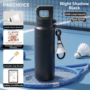 PAKCHOICE | Aesthetic Large Capacity Insulated Cup with Straw for Women and Kids