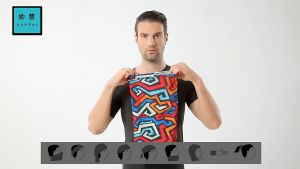 Khẩu Trang Đa Năng Hình Theo Mùa Hình Lá Cờ Chống Nắng Đi Phượt Chống Khuẩn Chống Bụi [Loại Dày]