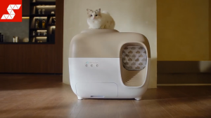 PetSnowy SNOW+ Self-Cleaning Cat Litter Box | Smart Odor-Free TiO₂ System + Hands-Free Auto Cleaning | Large Capacity 5-Year SG Warranty