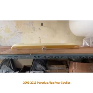 PERODUA ALZA 2009-2013 REAR TRUNK ROOF SPOILER ABS SKIRT LIP BODYKIT