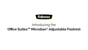 Fellowes Office Suites™ Microban® Adjustable Footrest