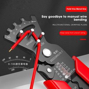 ⭐️【Local warehouse+COD】⭐Wire Stripping Multifunctional Pliers For Cable Cut Crimp Bending Wire Stripper Wrench Cable Cutter Crimper Automatic Hand Tool