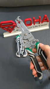 TK-41 Tang Kupas Kabel Wire Stripper Dekrustasi Pengupas Kawat Tang Multi 18 in 1 Perbaikan Kabel Tang Pemotong Kabel