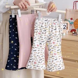 Printed Flared Trousers Girls