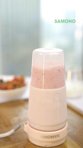 SAMONO SW-Y9 ของแท้ประกันศูนย์ 1ปี เครื่องปั่นแบบพกพา เครื่องปั่นผลไม้ เครื่องปั่นอเนกประสงค์ แก้วปั่น ไร้สาย USB 6 ใบมีด 600 ml