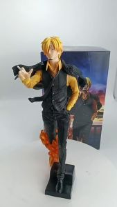 31cm One Piece GK Vinsmoke Sanji Black Suit Figure Toys 【Ready Stock Malaysia】海贼王 模型