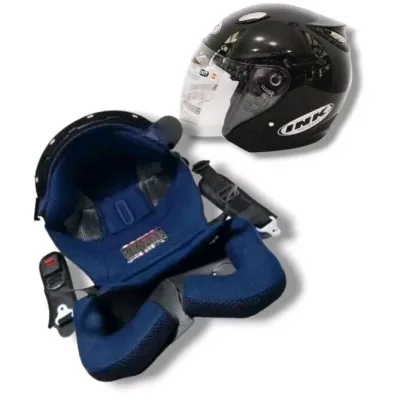 Busa helm ink Centro fullset busa pipi + busa kepala + busa leher + tali helm khusus ink Centro