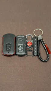 HONDA VARIO 150 Leather Remote Key Cover Motorcycle Keychain