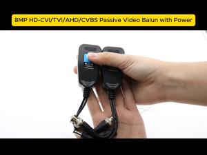 8MP Passive Video Balun 720P /960P / 1080P/3MP/4MP/5MP/8MP UP to 600M