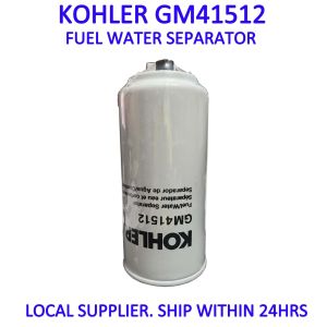 GM41512 FUEL WATER SEPARATOR FOR GENERATOR FUEL FILTER [LOCAL STOCK. SHIP IN 24HRS] FOR VOLVO ENGINE CROSS-REFERENCE: FLEETGUARD FS19532 WIX 33968 BALDWIN BF1384SP WIX 33968