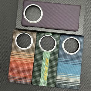 Ultra-Thin Huawei Mate X5 Phone Case Kevlar Aramid Carbon Fiber Protective Cover Foldable Screen Magnetic Suction Full Protection Business Grade New