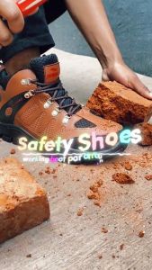 Sepatu Boots Safety Pria Kerja Proyek Lapangan Casual Ujung Besi Paramount