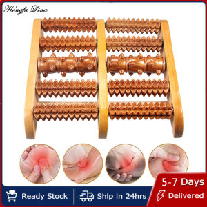 Hengfa Lina Wooden Foot Massager Roller Relax and Relieve Plantar Fasciitis Heel Arch Pain. Stress Relief Tool Relaxation Practical Gift