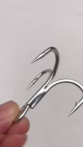 ZEO 10Pcs Fishing Hook Barbed Fishing Hooks Fishing Accessories Fish Hook Set