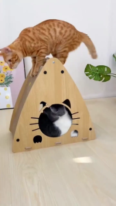 Cào Móng Ngôi Nhà Nhỏ Cho Mèo - Đồ Chơi Cào Móng Cho Mèo Mọi Lứa Tuổi