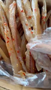 KHÔ CÁ LÓC SỢI ƯỚP TỎI ỚT VỊ LẠT VỪA ĂN KHÔNG MẶN