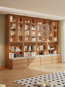 Storage and Display Solid Wood Bookcase
