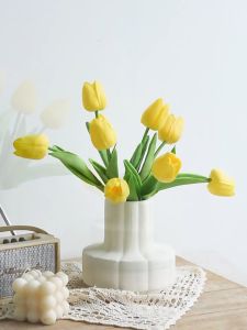 OurHome [พร้อมส่ง]Ceramic vaseของแต่งบ้าน ร้านกาแฟ ร้านอาหาร ตกแต่งโรงแรม อุปกรณ์ประกอบฉาก เครื่องประดับตกแต่ง แจกันดอกไม้ ของขวัญสร้างสรรค์