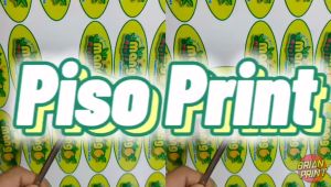 PISO STICKER LABEL PRINT(MINIMUM 300PCS) PLEASE READ PRODUCT DESCRIPTION