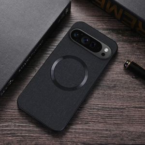 szhaiyu | For Google Pixel 11 Pro Fold 9 10 11Pro XL 8 7 6 9 10Pro 10A 9A 8A 7A 6A Case For MagSafe With Fabric Cloth PC Shockproof Cover