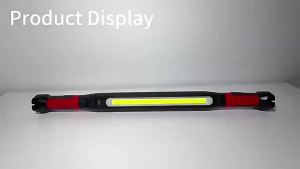 ESMARTER | Rechargeable LED Work Light High Lumen Powerful Magnetic Flashlight with Hooks And Magnetic Base for Car Emergency Repair
