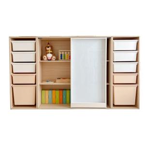 Multi-functional Nordic Solid Wood Combination Cabinet