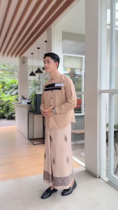 Set SARKO Setelan Sarung Dan Koko Bahan Katun Pakaian Muslim Pria Terbaru Premium