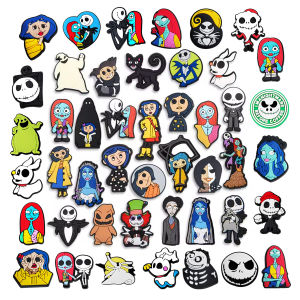 hot toys | 16-100pcs Coraline & the Secret Door Cartoon Series for Shoe Charms Accessories DIY Decoration for Classic Clog Kids Gifts