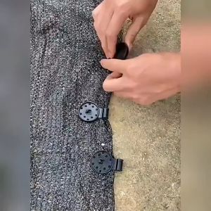 คลิปล็อคสแลน 50-200ชิ้น ซ้ำได้ กิ๊บล็อค สแลน ตัวหนีบสแลน+รูรอดเชือก ดิจิทัลส์หลังคากันแสง จัดส่งทันที