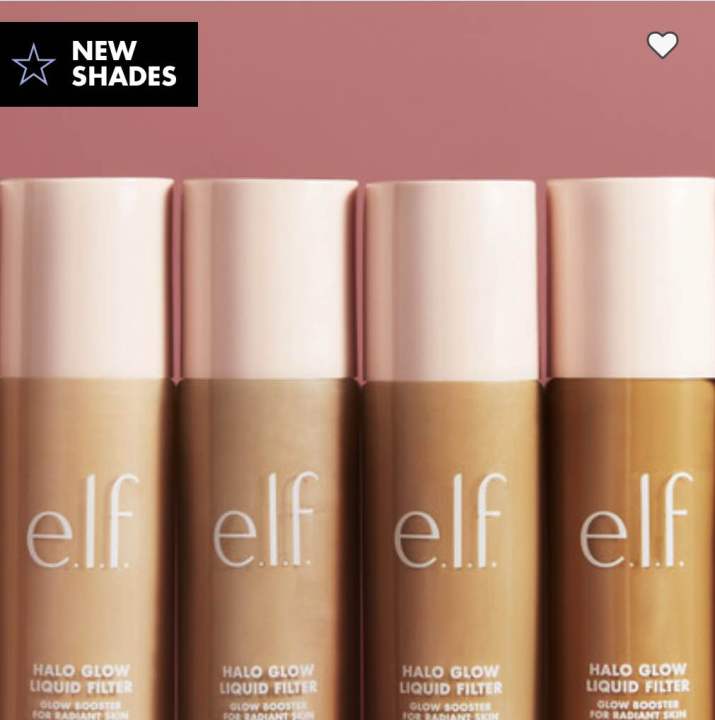 E.L.F. Halo Glow Liquid Filter(use as Highlighter or foundation) Hydrating  Long-Wear Foundation Sulphate-Free Hyaluronic Acid Formula 31.5Ml Premium Liquid  Filter Fair To Medium Skin Tone - Lazada | Lazada PH