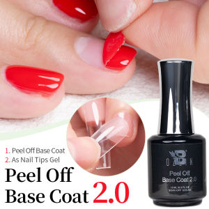 AWStorG 15ML Peel Off Base Gel Clear Primer Nail Tip Gel Polish Semi Permanent UV/LED Varnish Soak Off Nail Art Manicure