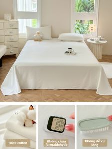 MENGWEIJUE | Bộ Đồ Chăn Ga Gối Bằng Cotton Cho Giường Đơn