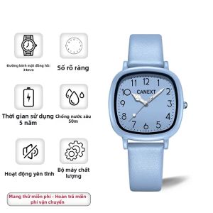 COJR | Đồng Hồ Quartz Đặc Biệt Cho Học Sinh Chỉ Báo Cơ Im Lặng