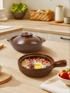 TAOXIANGYI | Small Heat-Resistant Ceramic Pot for Single Servings