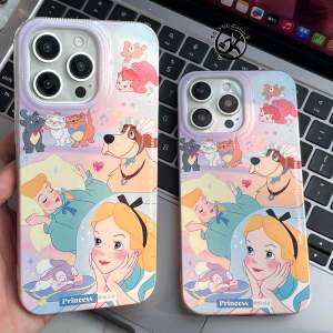Case Putri Disney Princess Alice For iPhone 11 12 13 14 15 Pro Max Plus