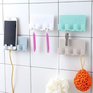 IMB. GANTUNGAN TEMPEL DINDING 4HOOK HOLDER SERBAGUNA 4KAIT