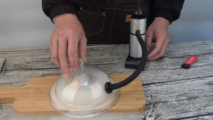 💖READY STOCK💖Smoke Infuser Portable Smoking Gun Food Smoker Meat Cocktail food Drinks Kitchen Tools Set with Dome Lid